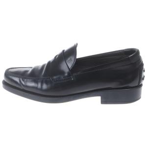 TOD'S トッズ レザーローファー ブラック #7
