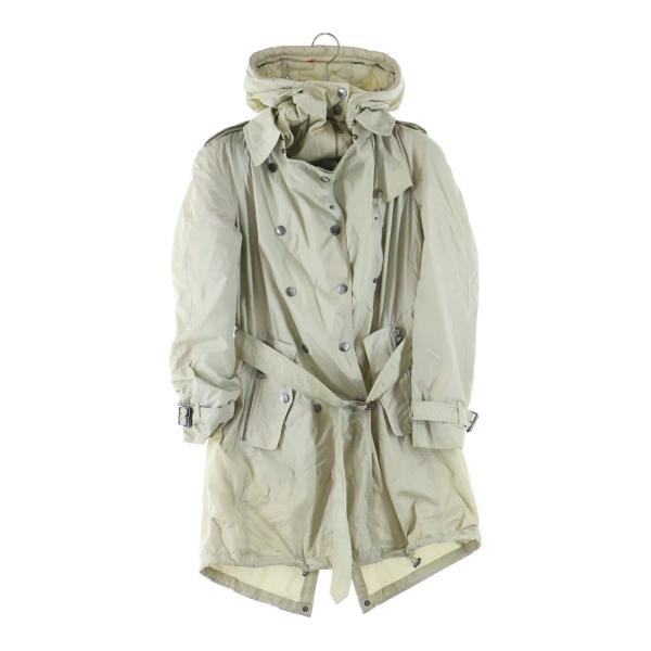 バーバリー 裏地ノバチェック柄 アンサンブル ナイロン 中綿 フーデッド ジップアップ ジャケット ...