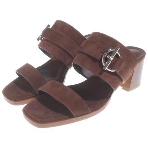 HERMES エルメス Kute60 厚底サンダル ブラウン #37 1/2