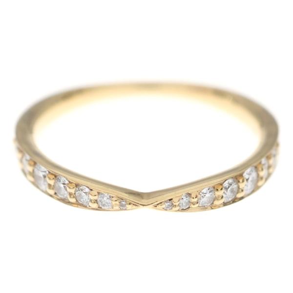TIFFANY &amp; Co. ティファニー ハーモニー ハーフエタニティ ダイヤ リング Au750 ...