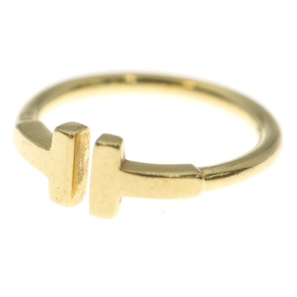 TIFFANY &amp; Co.(ティファニー) Tワイヤー K18YG リング 指輪 ゴールド #6