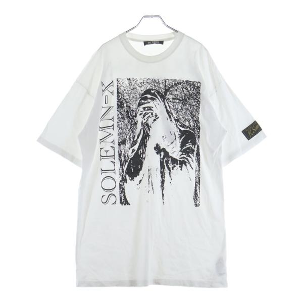 RAF SIMONS ラフシモンズ 22SS SOLEMN-X グラフィックプリント 半袖Tシャツ ...