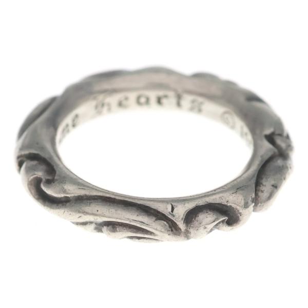 CHROME HEARTS クロムハーツ SCRL BAND スクロールバンド リング シルバー B...