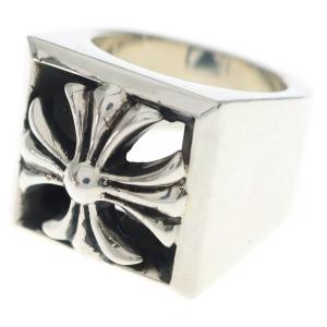 CHROME HEARTS クロムハーツ LETTER BLOCK レターブロックCHプラス リング シルバー