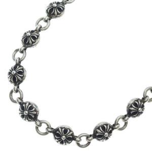 CHROME HEARTS クロムハーツ #2 CROSS BALL CHAIN クロスボールチェーン シルバーネックレス