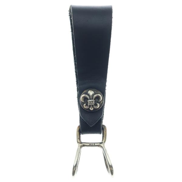 CHROME HEARTS クロムハーツ BELT LOOP BSフレアボタンレザーベルトループ シ...