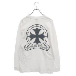 CHROME HEARTS クロムハーツ CH LOGO L/S Tee バックロゴプリント 長袖Tシャツ ホワイト｜shopbring