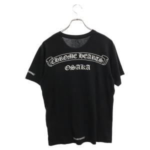 CHROME HEARTS クロムハーツ Osaka Scroll Label Logo Tee 大阪限定 ロゴプリント 半袖Tシャツ ブラック｜shopbring