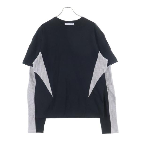 トリプルエフポスタルサービス 25AW Diffraction Knit Layered L/S デ...