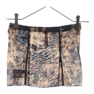CHROME HEARTS クロムハーツ SHEER MESH TUBE TOP クロス総柄シアーメッシュチューブトップ レディース ブラウン