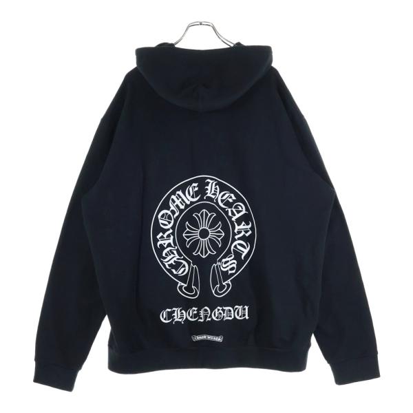 CHROME HEARTS クロムハーツ SWTSHRT HD ZIP LTD チャンドゥー限定バッ...