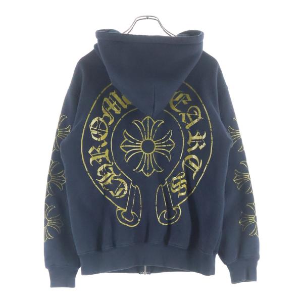 CHROME HEARTS クロムハーツ CH PLUS SWTSHRT HD ZIP バックホース...