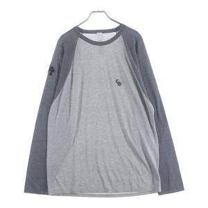 CHROME HEARTS クロムハーツ Y NOT クロスパッチ付きラグラン Tシャツ グレー