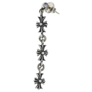 CHROME HEARTS クロムハーツ TINY E CH PLS 3 タイニーECHプラス3ドロップ シルバーピアス