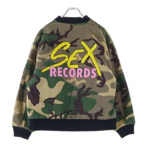 CHROME HEARTS クロムハーツ SEX RECORDS カモ柄ブルゾンジャケット