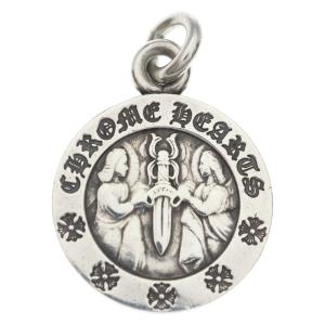 CHROME HEARTS クロムハーツ CHRM ANGL MDL V2 エンジェルメダルチャーム ペンダントトップ シルバーBCA229