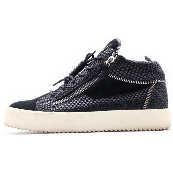GIUSEPPE ZANOTTI ジュゼッペ ザノッティ Kriss サイドジップ ハイカット スニ...