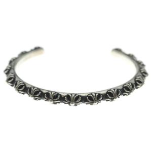 CHROME HEARTS クロムハーツ BANGLE CROSS クロスバンドバングル ブレスレット シルバー BCA124