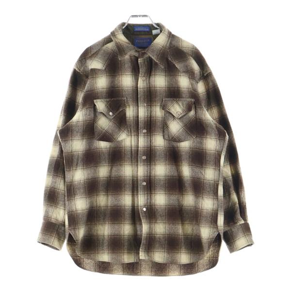 PENDLETON ペンドルトン 90S VINTAGE ヴィンテージ ダブルポケット ウール 長袖...