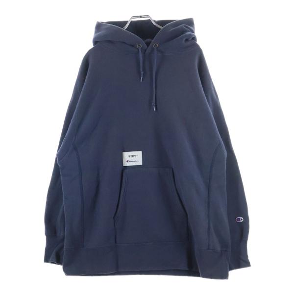 ダブルタップス ×チャンピオン リバースウィーブ フーデッド スウェットシャツ プルオーバーパーカー...