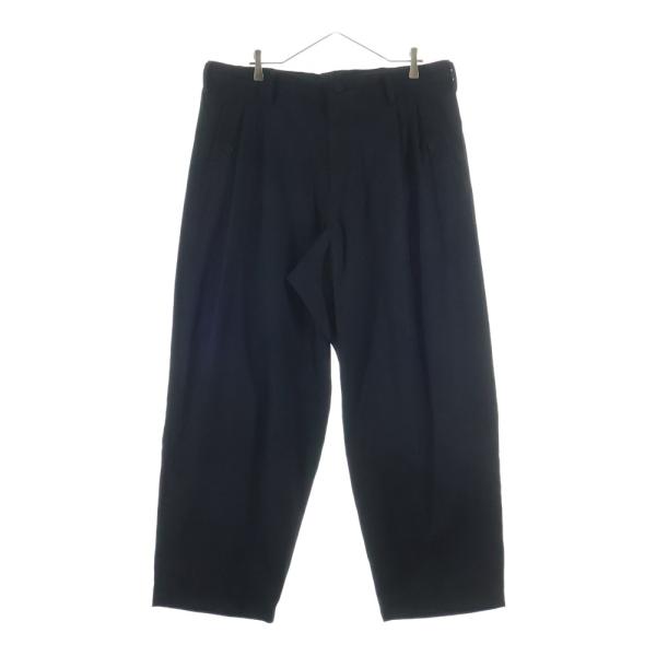Y's for men ワイズフォーメン WOOL GABADINE TACK WIDE PANTS...