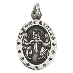 CHROME HEARTS クロムハーツ ANGEL MEDAL OVAL オーバルエンジェルメダル ペンダントトップ シルバー BCA207