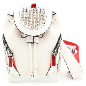 CHRISTIAN LOUBOUTIN クリスチャンルブタン EXPLORAFUNK エクスプローラーファンク ミニ ショルダーバッグ ホワイト