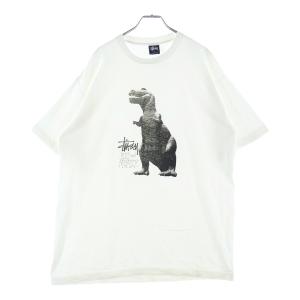 STUSSY ステューシー 90s Big&meaty Pigment Dyed T-Shirt ビッグ & ミート ピグメント ダイ 半袖Tシャツ カットソー ホワイト