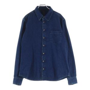 CHROME HEARTS クロムハーツ LOOSEENDS LS ルーズエンド 袖クロスパッチ クロスボールボタン デニム長袖シャツ インディゴ