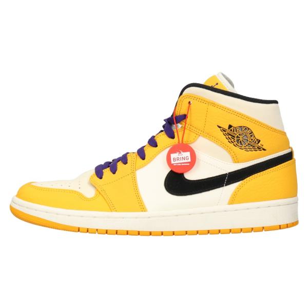 NIKE ナイキ AIR JORDAN 1 MID SE LAKERS エアジョーダン1 MID レ...