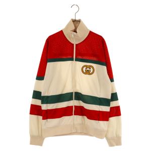 GUCCI グッチ メッシュ ファブリック ジップアップジャケット ベージュ 737369