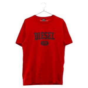 DIESEL ディーゼル T-DIEGOR-K46 フロントロゴプリント半袖Tシャツ レッド｜shopbring