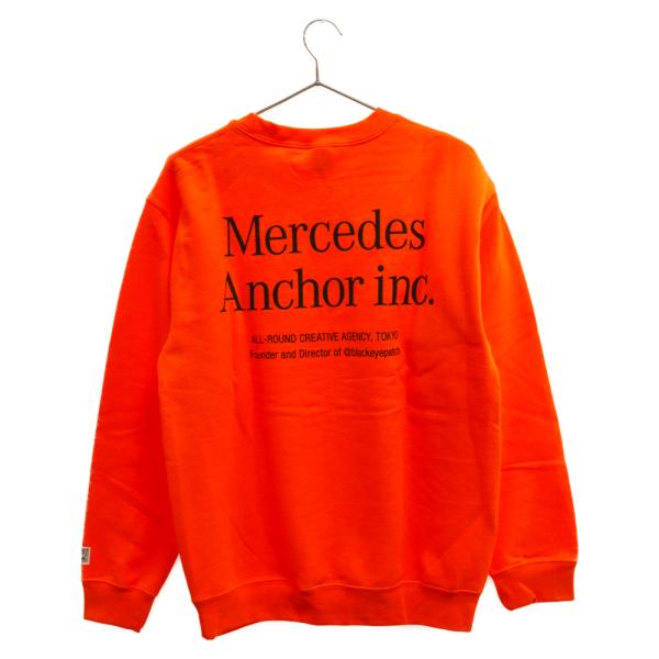 Mercedes Anchor Inc. メルセデスアンカーインク Crew Sweat ロゴプリン...