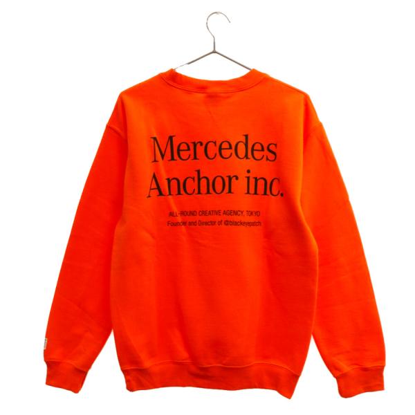 Mercedes Anchor Inc. メルセデスアンカーインク Crew Sweat ロゴプリン...