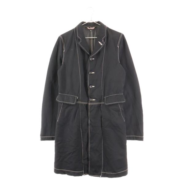 BLACK COMME des GARCONS ブラックコムデギャルソン 12AW ステッチ コート...