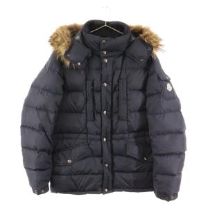 MONCLER モンクレール HERBERT エルブ ファー付き ダウンジャケット ネイビー 120...