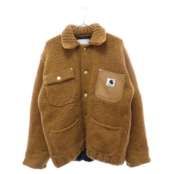 Sacai サカイ×Carhartt WIP Knit Jacket Michigan カーハート ...