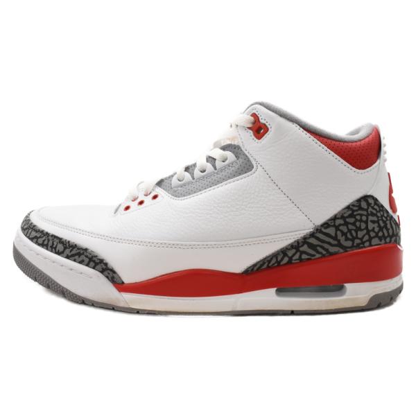 NIKE ナイキ AIR JORDAN 3 RETRO エアジョーダン3 レトロ ファイヤーレッド ...