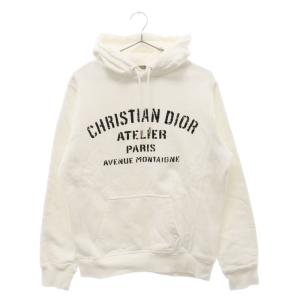 ディオール 20AW Atelier Ovesize Sweatshirt アトリエ プリント オーバーサイズ スウェット プルオーバーパーカー ホワイト 043J646A0531｜shopbring