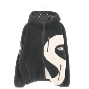 SUPREME シュプリーム 20AW×THE NORTH FACE S Logo Hooded Fleece Jacket ノースフェイス Sロゴフリースジャケット ブラック NT62004I｜shopbring