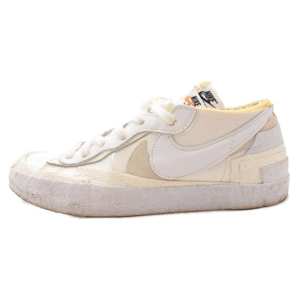 NIKE ナイキ ×Sacai BLAZER LOW White Patent Leather サカ...