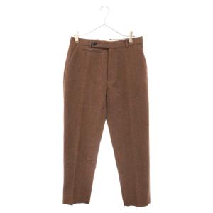 NAMACHEKO ナマチョコ 21AW WOOL TROUSER テーパードウールスラックスパンツ ブラウン｜shopbring