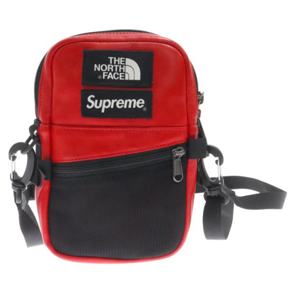 SUPREME シュプリーム 18AW × THE NORTH FACE Leather Shoul...