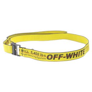 OFF-WHITE オフホワイト ロゴ ロング ガチャ ベルト イエロー OMRB012S18647008｜shopbring