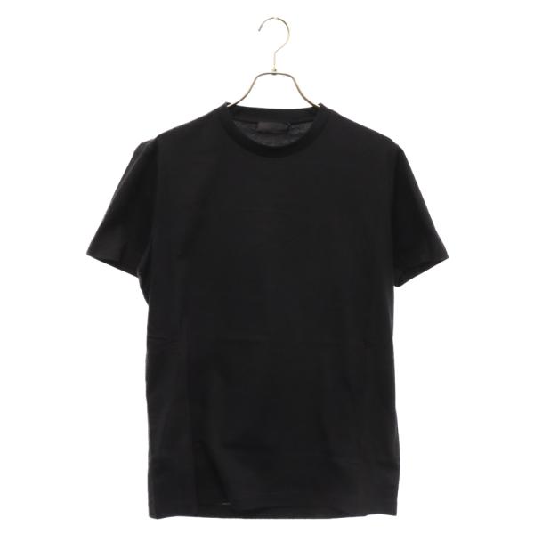 PRADA プラダ 22SS JERSEY クルーネック カットソー 半袖Tシャツ ブラック DNA...