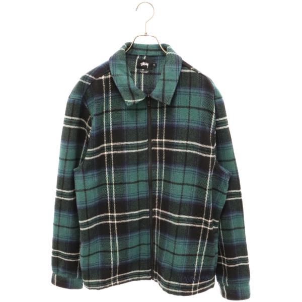 STUSSY ステューシー Heavy Wool Plaid Shirt JACKET チェック柄 ...