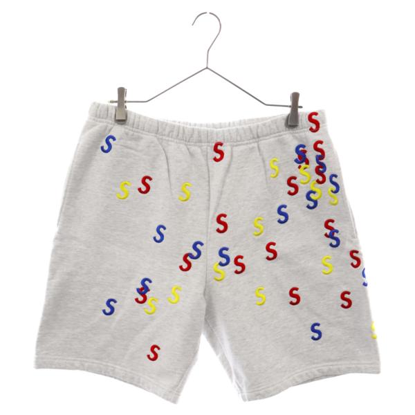 SUPREME 21SS Embroidered S Sweatshort エンブロイダリー Sロゴ...