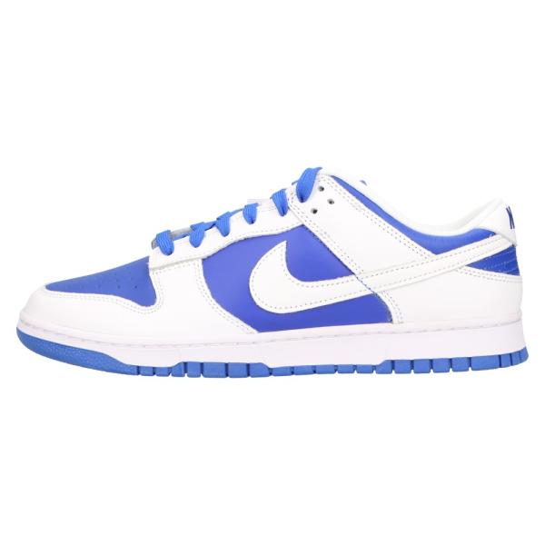NIKE ナイキ DUNK LOW RETRO Racer Blue and White ダンク ロ...