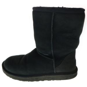 UGG アグ 5825 W /BLK クラシックショートブーツ ブラック レディース 24cm