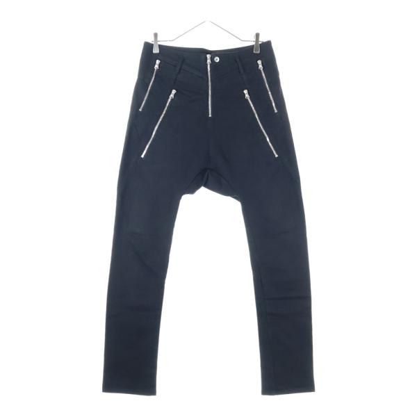 イサムカタヤマバックラッシュ ×インカーネイション ストレッチデニム ジップデザイン 6ポケット ス...